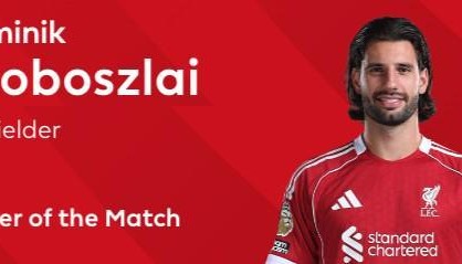 超远任意球破门，索博当选利物浦vs阿森纳全场最佳球员